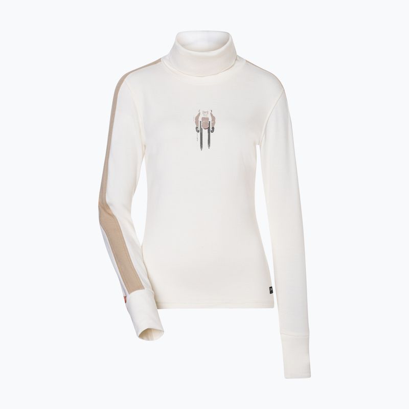 Sweter damski Super.Natural Racing Team Roll Neck fresh white / w. pepper / various 5
