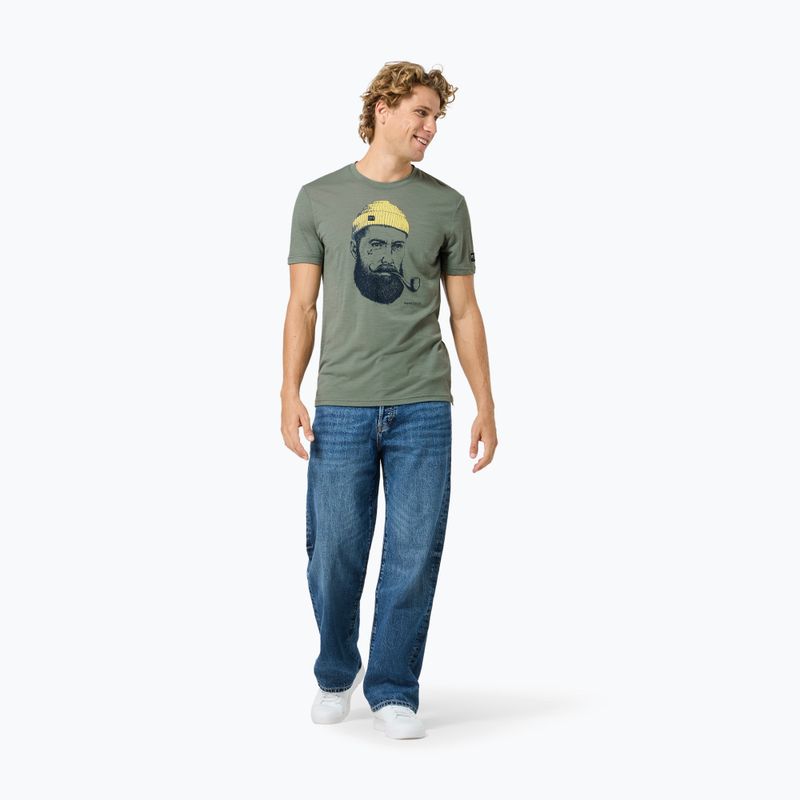 Koszulka męska Super.Natural Sailor Tee eucalyptus/blueberry/aspen gold 2