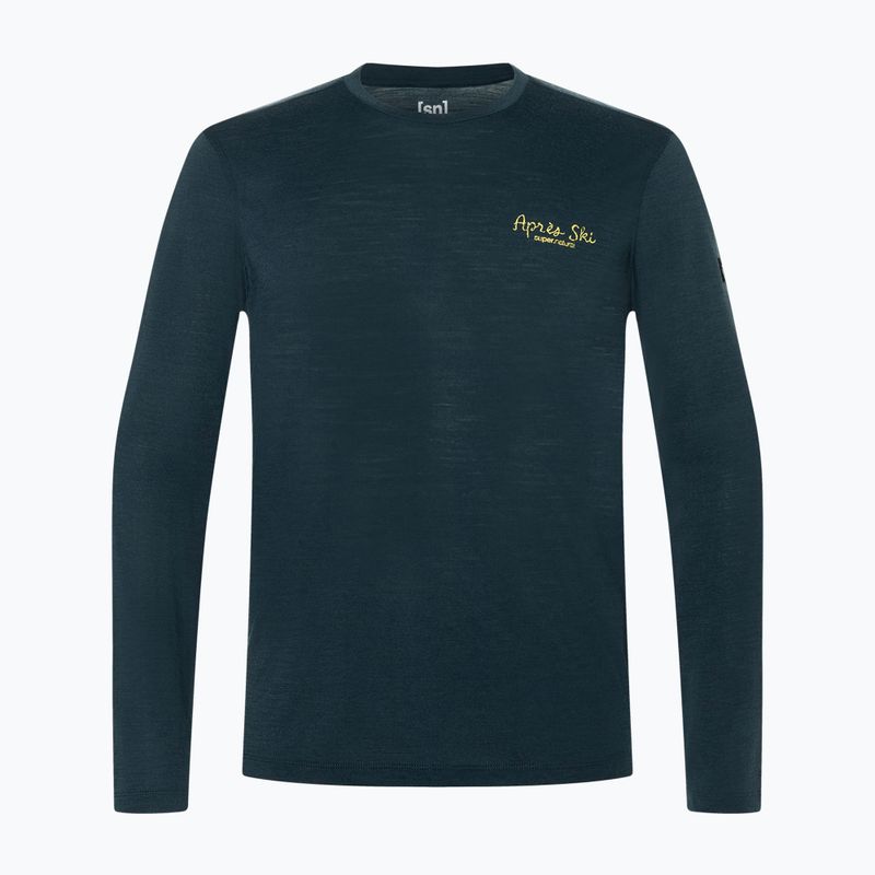 Longsleeve męski super.natural Apres Ski blueberry/various 5