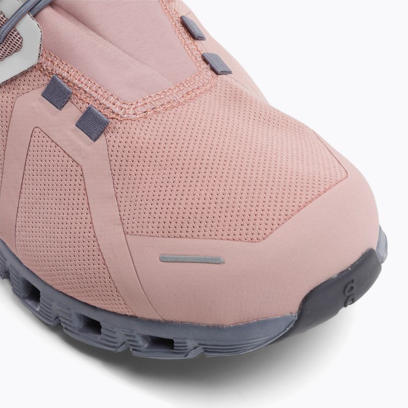 Buty do biegania damskie On Running Cloud 5 Waterproof rose/fossil 8