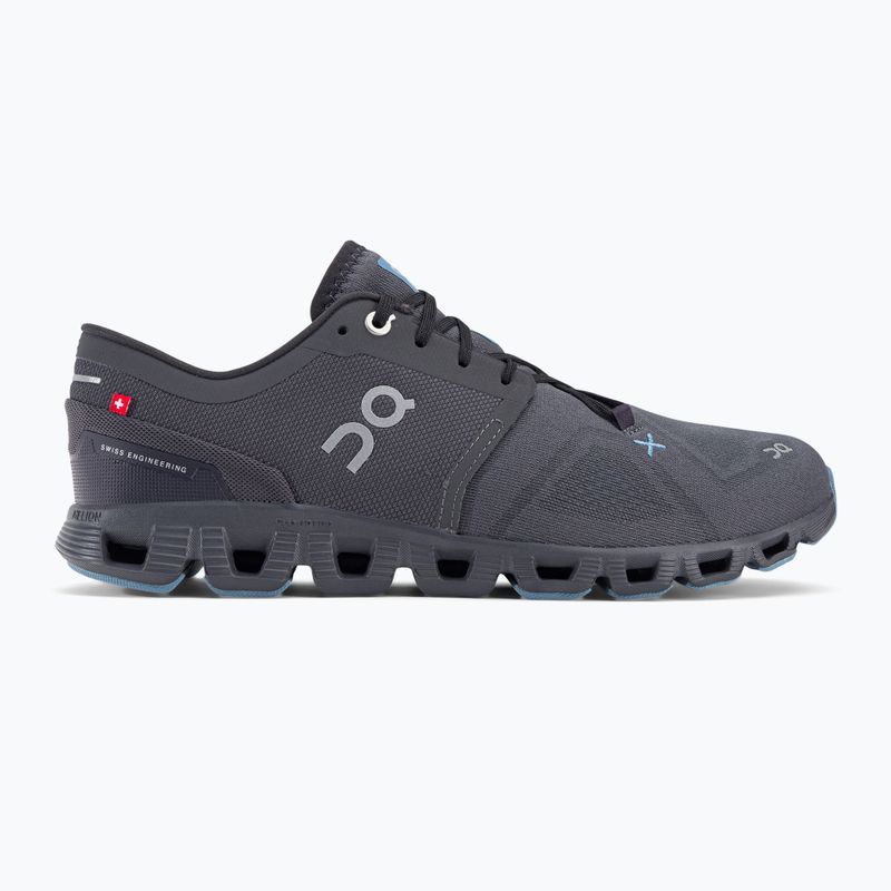 Buty do biegania męskie On Running Cloud X 3 eclipse/magnet 2