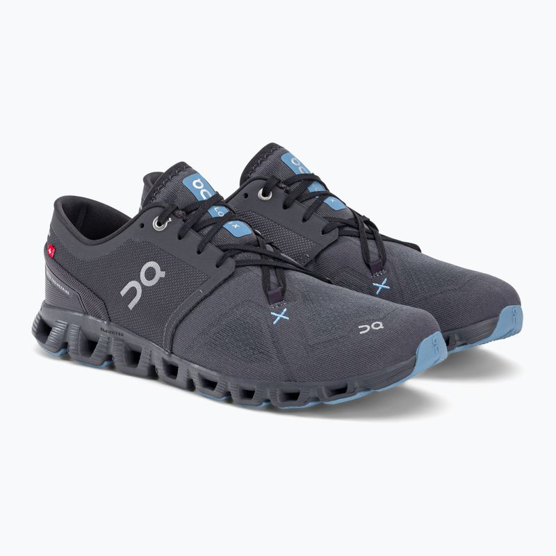 Buty do biegania męskie On Running Cloud X 3 eclipse/magnet 4