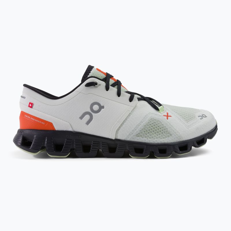 Buty do biegania męskie On Running Cloud X 3 ivory/flame 2
