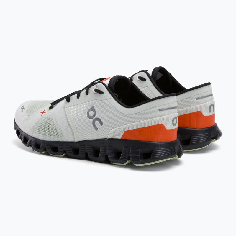 Buty do biegania męskie On Running Cloud X 3 ivory/flame 3