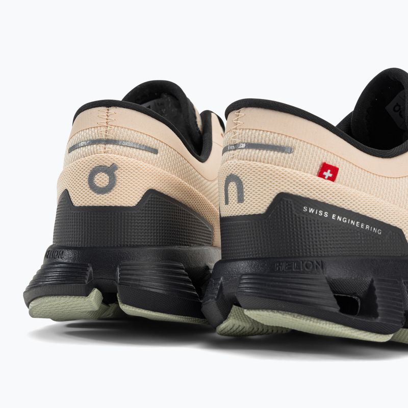 Buty do biegania damskie On Cloud X 3 fawn/magnet 10