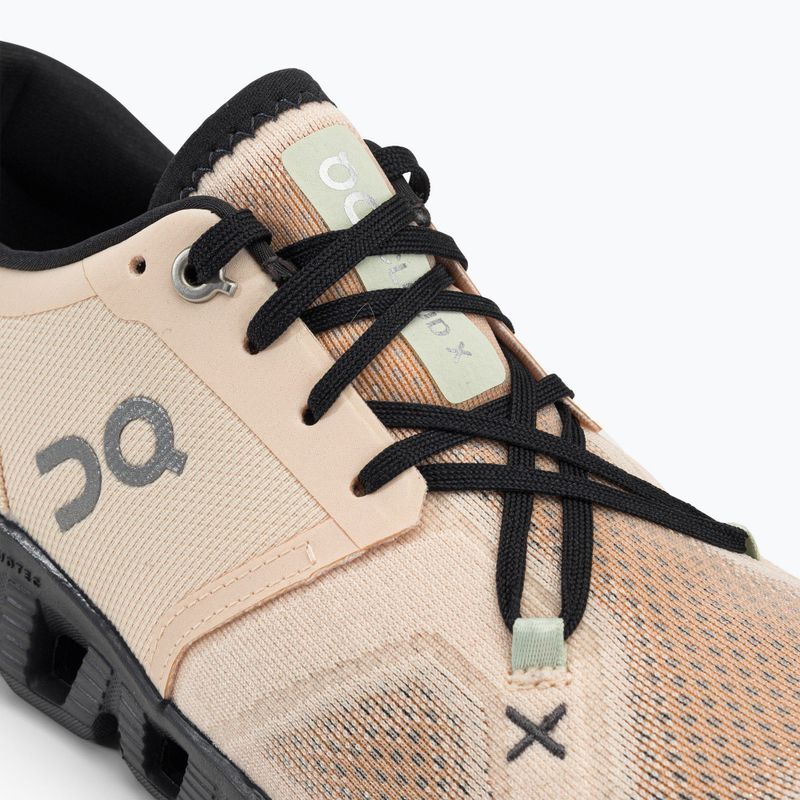 Buty do biegania damskie On Cloud X 3 fawn/magnet 11