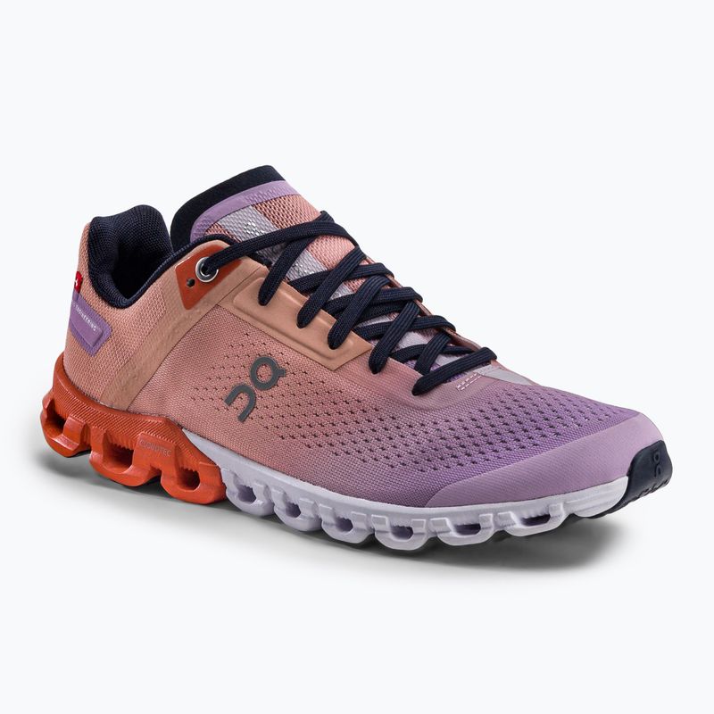 Buty do biegania damskie On Running Cloudflow rose/fiji
