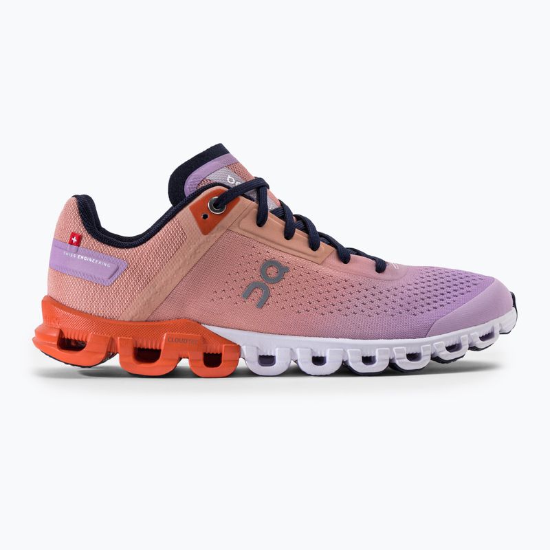 Buty do biegania damskie On Running Cloudflow rose/fiji 2