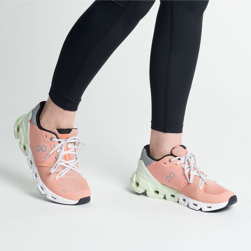 Buty do biegania damskie On Cloudflyer 4 peach/aloe 2