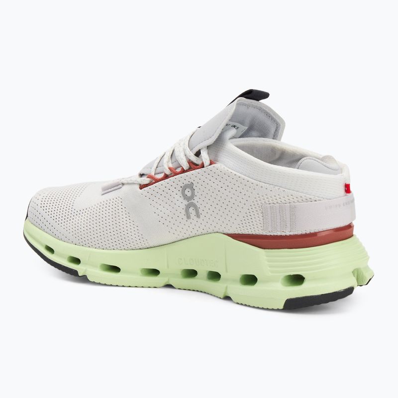 Buty do biegania damskie On Cloudnova white/limelight 3