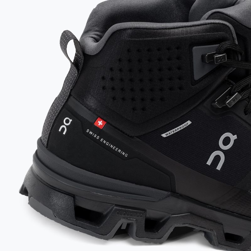 Buty turystyczne męskie On Running Cloudrock 2 Waterproof black/eclipse 8