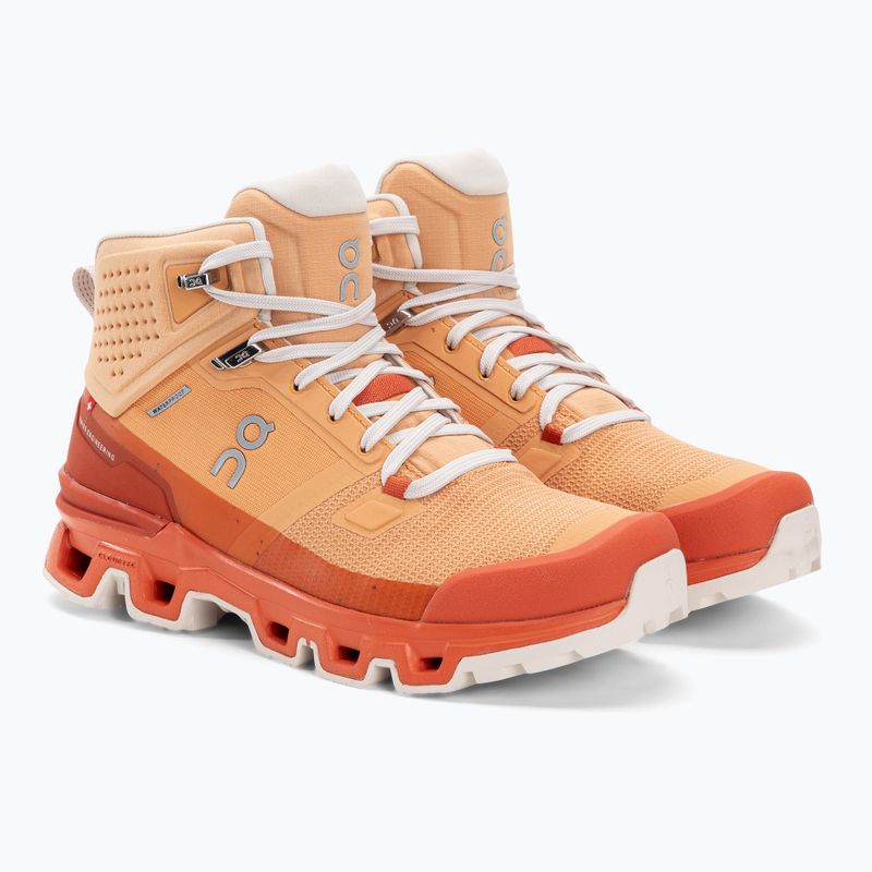 Buty turystyczne damskie On Cloudrock 2 Waterproof copper/flare 5
