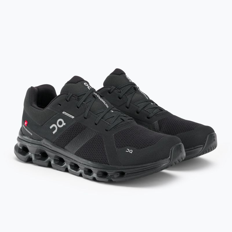 Buty do biegania męskie On Running Cloudrunner Waterproof black 4