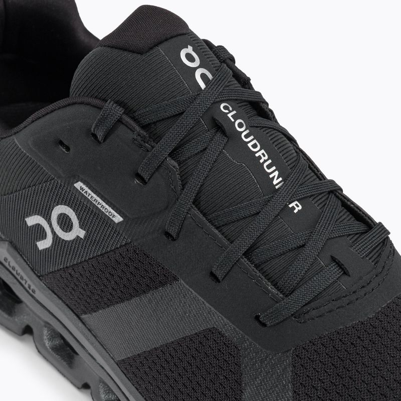 Buty do biegania męskie On Running Cloudrunner Waterproof black 8