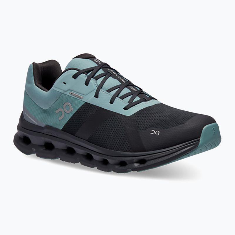 Buty do biegania męskie On Cloudrunner Waterproof black/tide 11