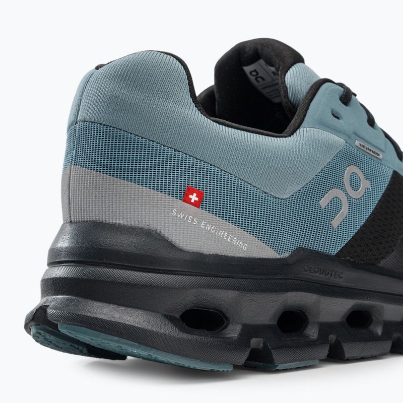 Buty do biegania męskie On Running Cloudrunner Waterproof black/tide 8