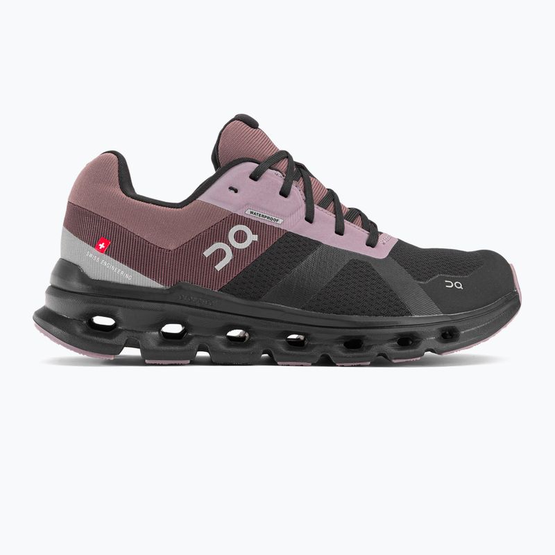 Buty do biegania damskie On Cloudrunner Waterproof black/grape 4