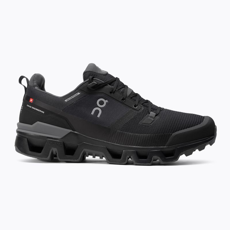 Buty męskie On Running Cloudwander Waterproof black/eclipse 2
