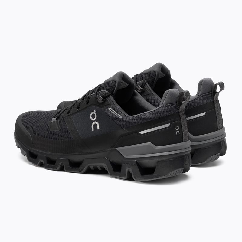 Buty męskie On Running Cloudwander Waterproof black/eclipse 4