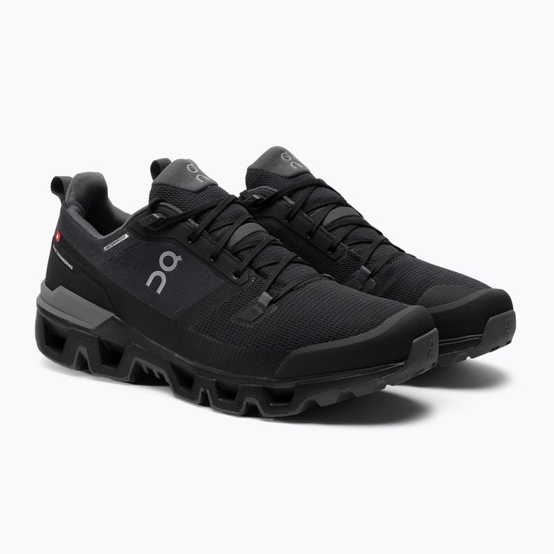Buty męskie On Running Cloudwander Waterproof black/eclipse 5