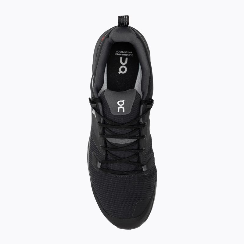 Buty męskie On Running Cloudwander Waterproof black/eclipse 7