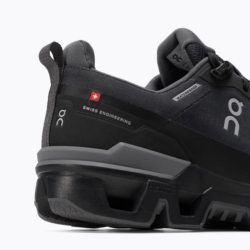 Buty męskie On Running Cloudwander Waterproof black/eclipse 10