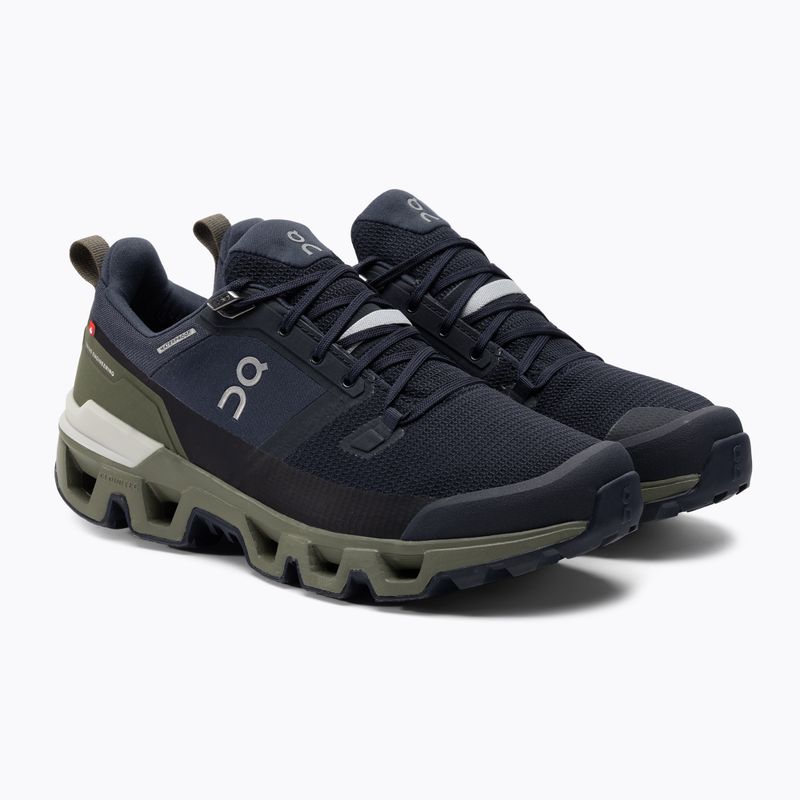 Buty męskie On Running Cloudwander Waterproof midnight/olive 4