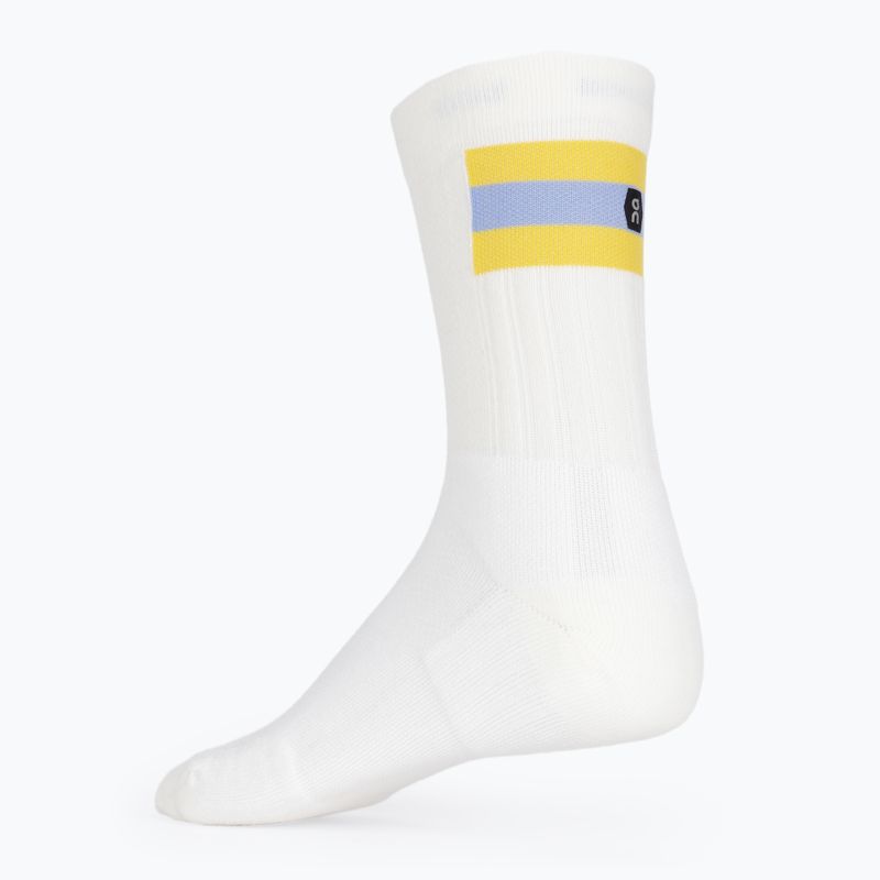 Skarpety męskie On Tennis white/mustard 2