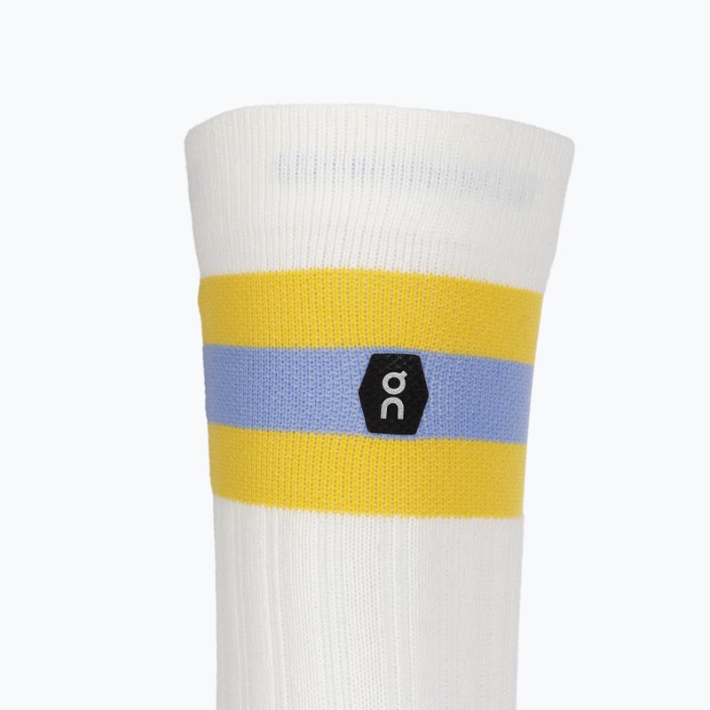 Skarpety męskie On Tennis white/mustard 3