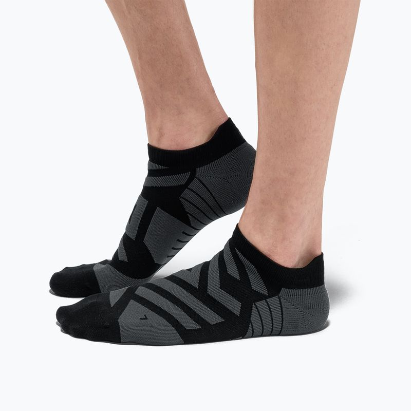 Skarpety męskie On Performance Low black/shadow 2