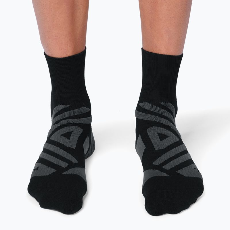 Skarpety męskie On Performance Mid black/shadow 7