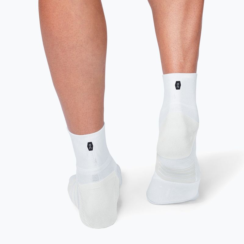 Skarpety męskie On Running Performance Mid white/ivory 4