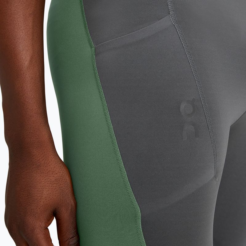 Legginsy do biegania męskie On Running Performance shadow/ivy 5