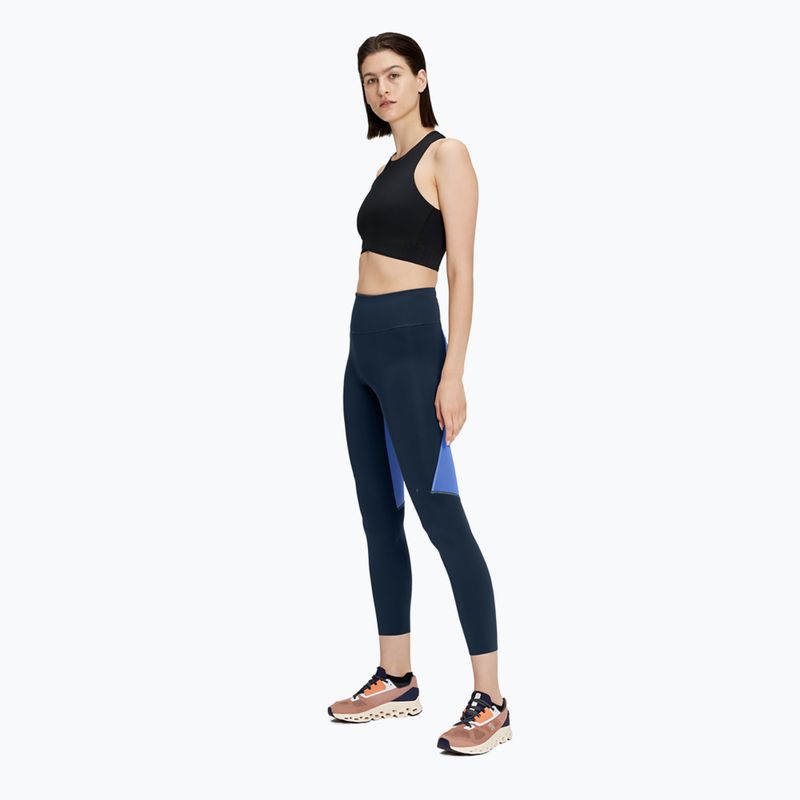 Legginsy damskie On Running Performance 7/8 navy/cobalt 2