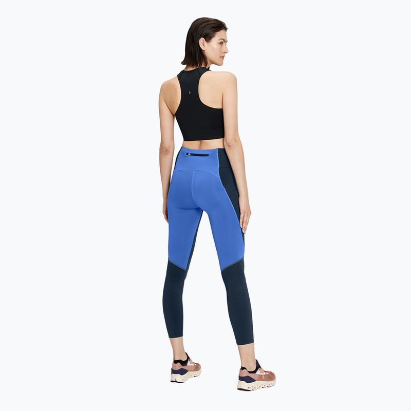 Legginsy damskie On Performance 7/8 navy/cobalt 3
