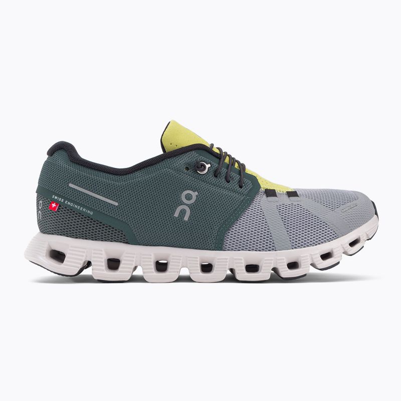 Buty męskie On Running Cloud 5 olive/alloy 2