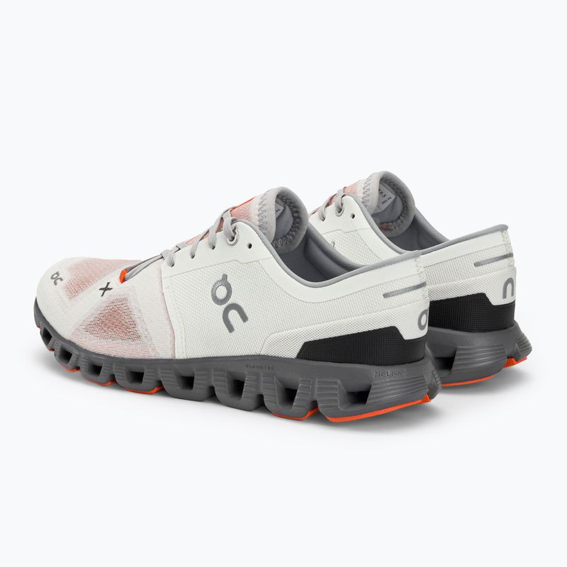 Buty do biegania męskie On Running Cloud X 3 ivory/alloy 3