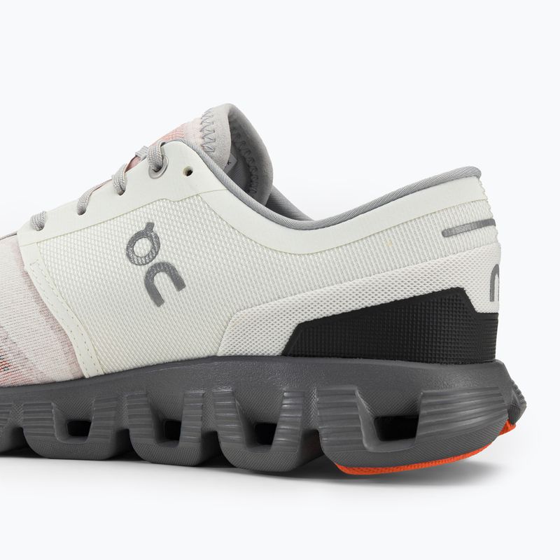 Buty do biegania męskie On Running Cloud X 3 ivory/alloy 11