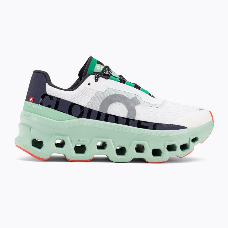 Buty do biegania damskie On Cloudmonster undyed white/creek 4