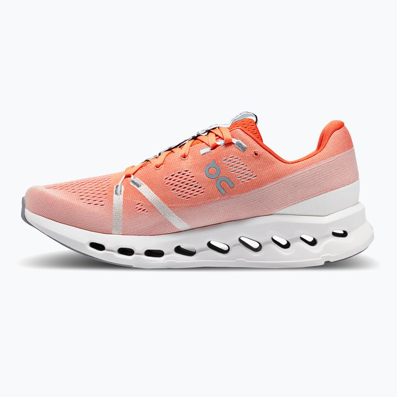 Buty do biegania męskie On Cloudsurfer flame/white 10