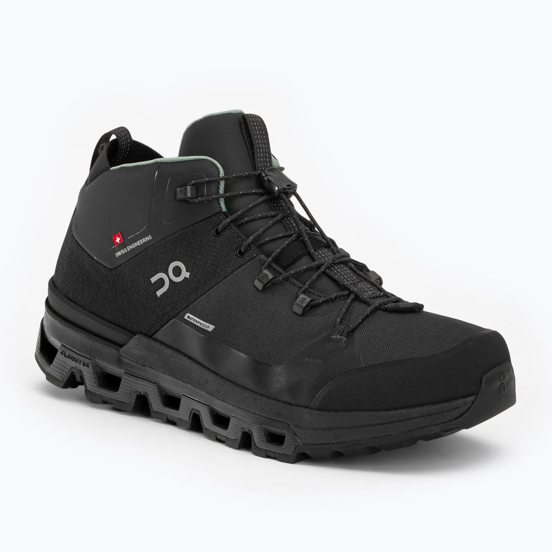 Buty turystyczne męskie On Running Cloudtrax Waterproof black