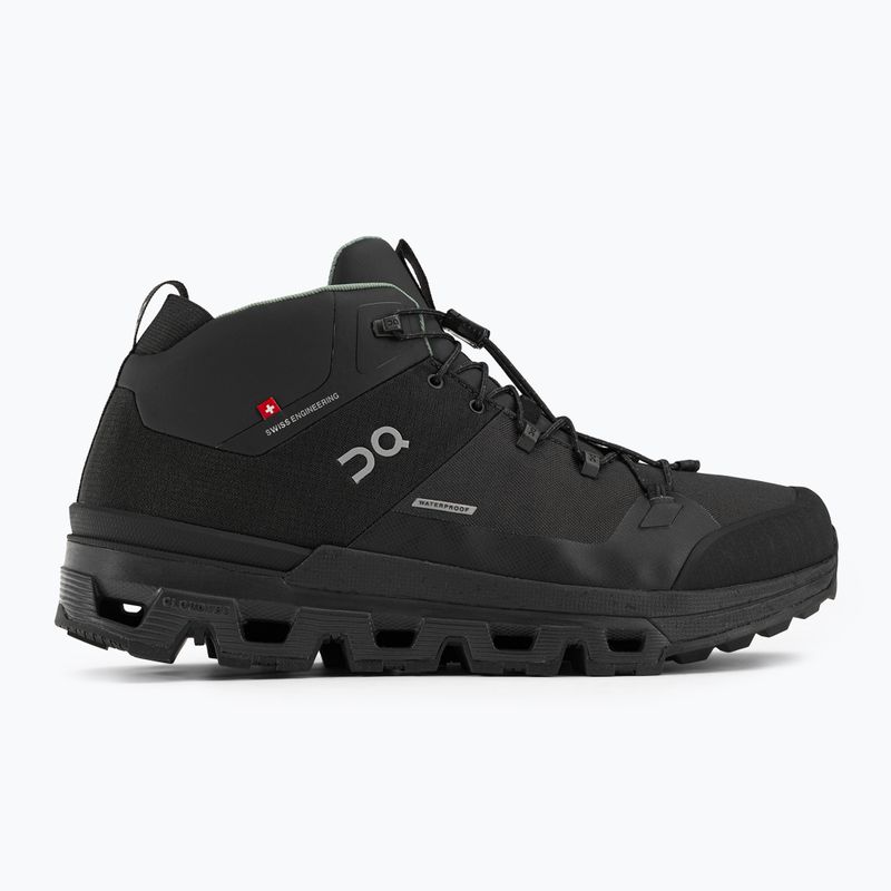 Buty turystyczne męskie On Running Cloudtrax Waterproof black 2