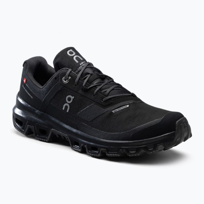 Buty do biegania męskie On Running Cloudventure Waterproof black