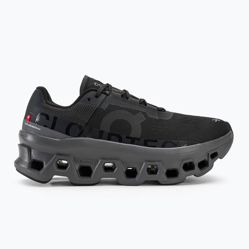 Buty do biegania damskie On Running Cloudmonster black/magnet 2