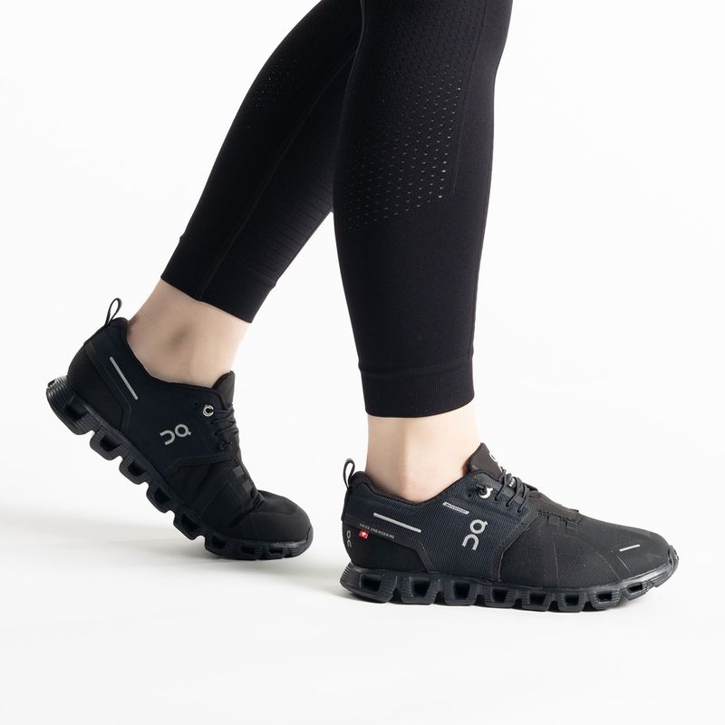 Buty damskie On Cloud 5 Waterproof black 2