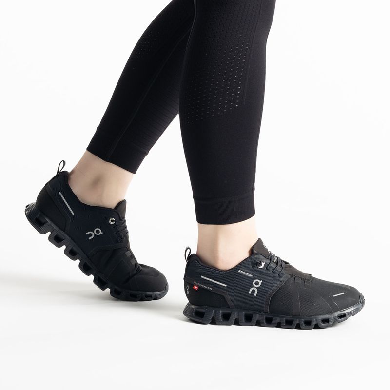 Buty do biegania damskie On Running Cloud 5 Waterproof black 2