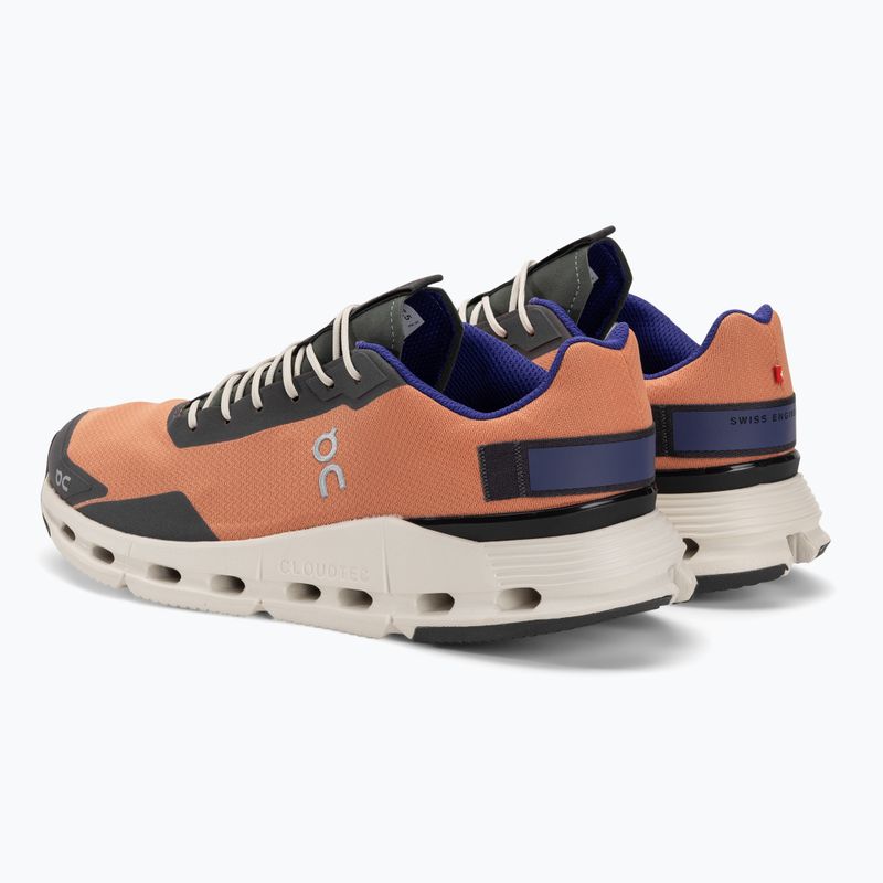 Buty do biegania męskie On Running Cloudnova Form terracotta/forest 3