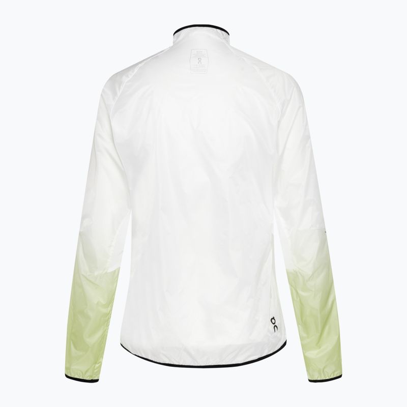 Kurtka do biegania damska On Zero white/meadow 2
