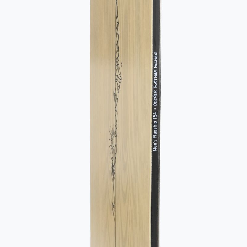 Deska snowboardowa męska Jones Flagship natural 5