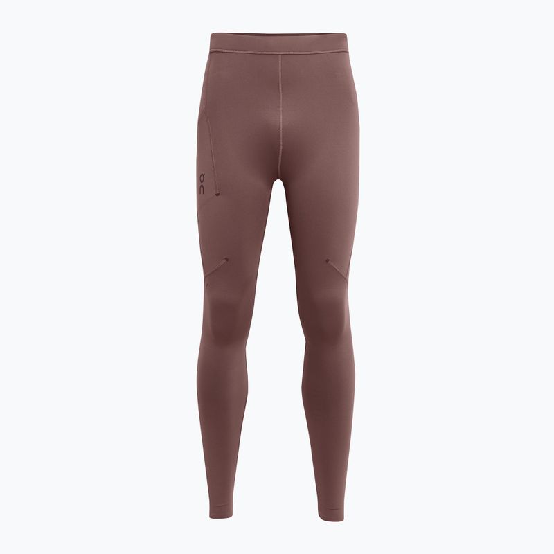 Legginsy do biegania męskie On Performance Winter grape 6